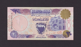 Бахрейн 1973 (1993) 20 динар UNC (Pick 16) 1325