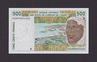 Сенегал 2002г 500 франков UNC (p.710K-m) 5402