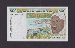 Сенегал 2002г 500 франков UNC (p.710K-m) 5404