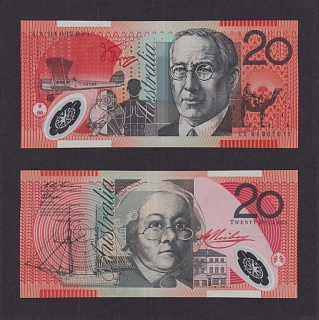 Австралия 2017г 10 долларов (p.53a) UNC полимерная 7011